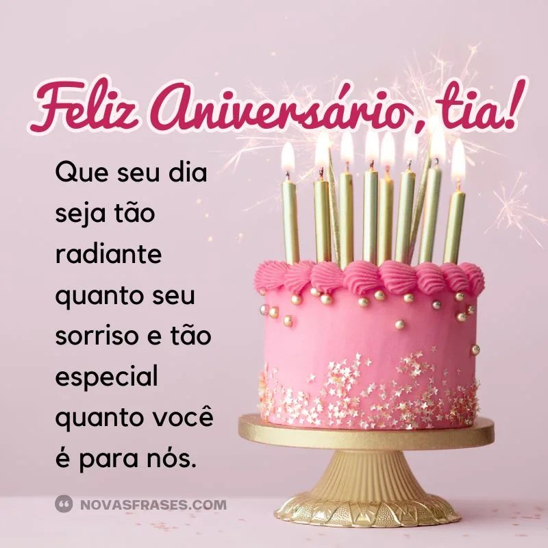 feliz aniversário para tia