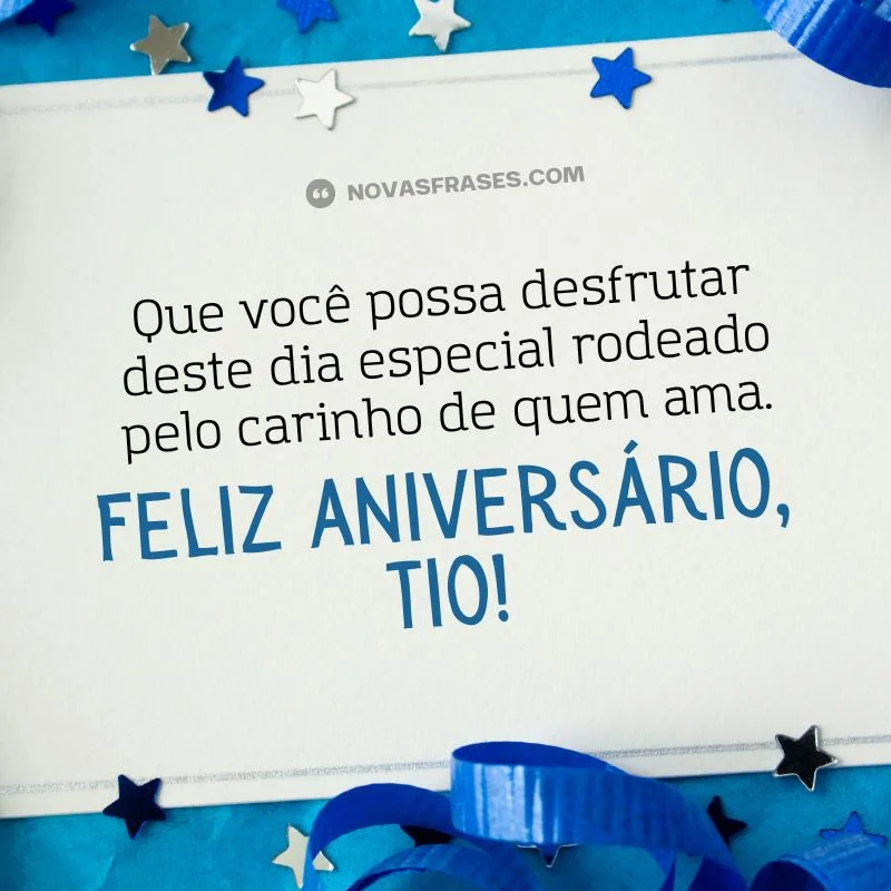 feliz aniversário tio que deus te abençoe