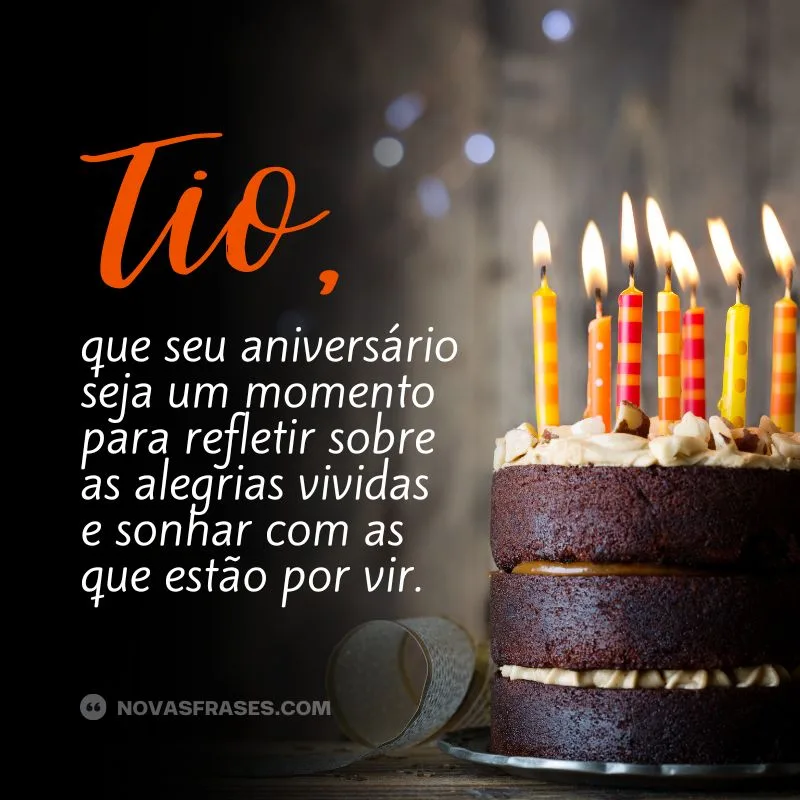 feliz aniversário tio texto