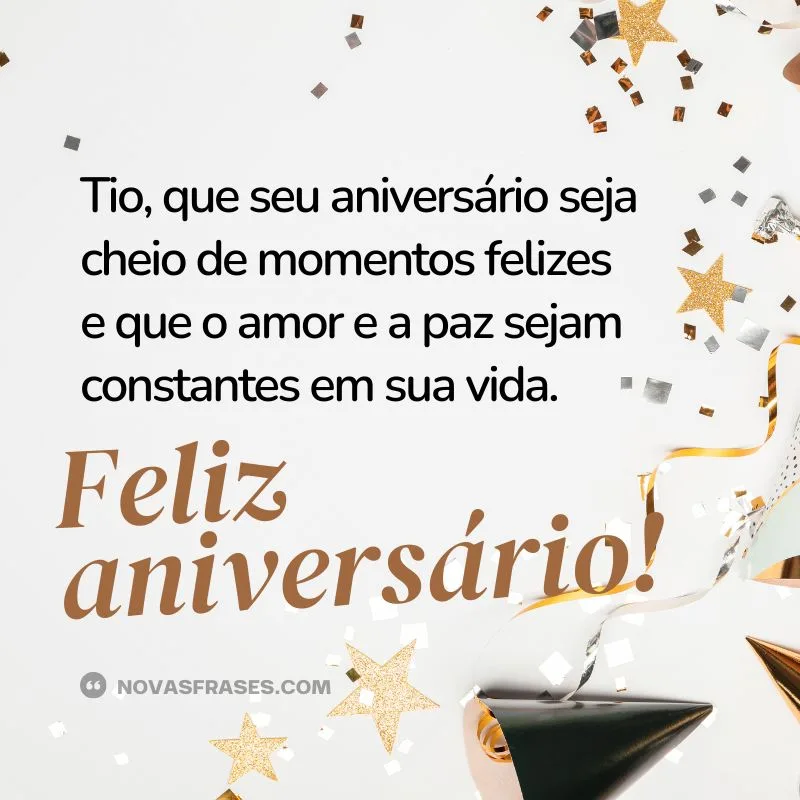 frases feliz aniversário tio