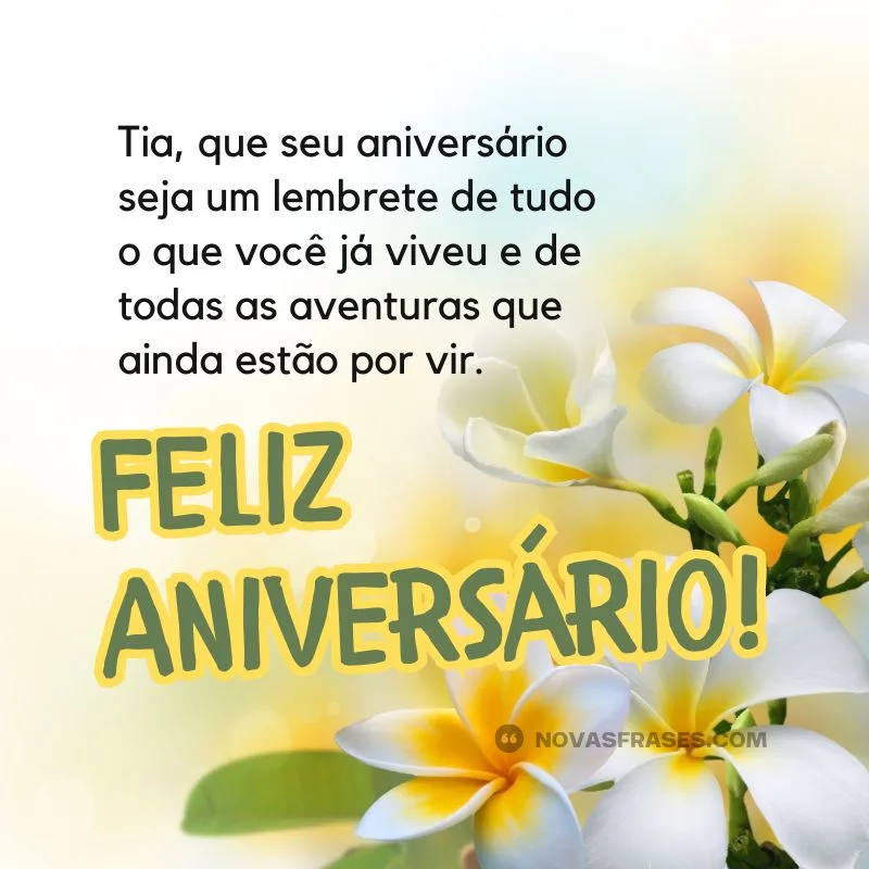 mensagens feliz aniversário tia