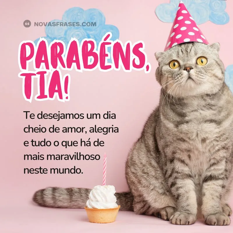 texto feliz aniversário tia