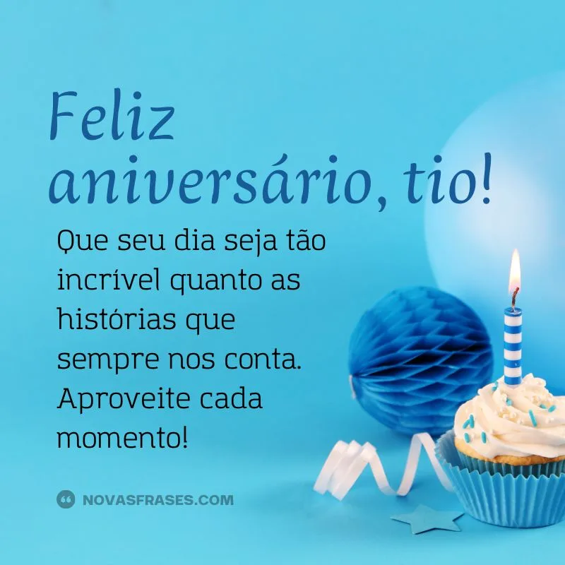 tio feliz aniversário