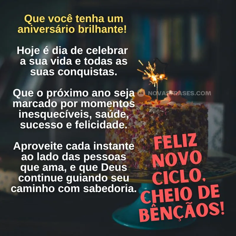 mensagem de aniversário para uma pessoa especial