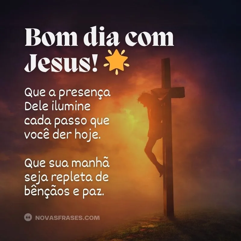 bom dia com jesus cristo