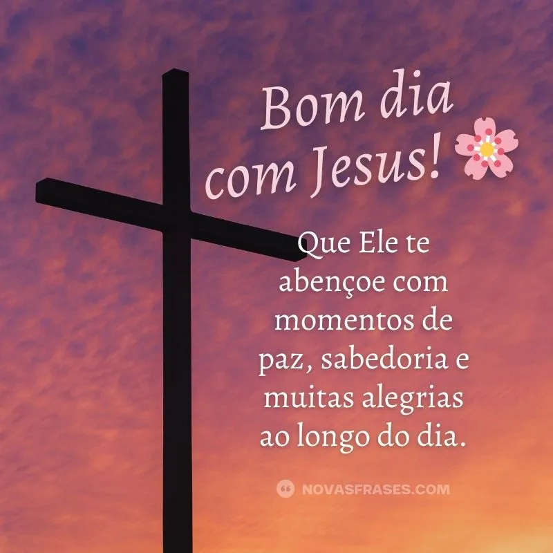 bom dia com jesus no controle