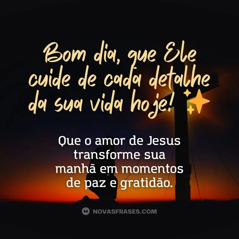 bom dia com jesus no coração