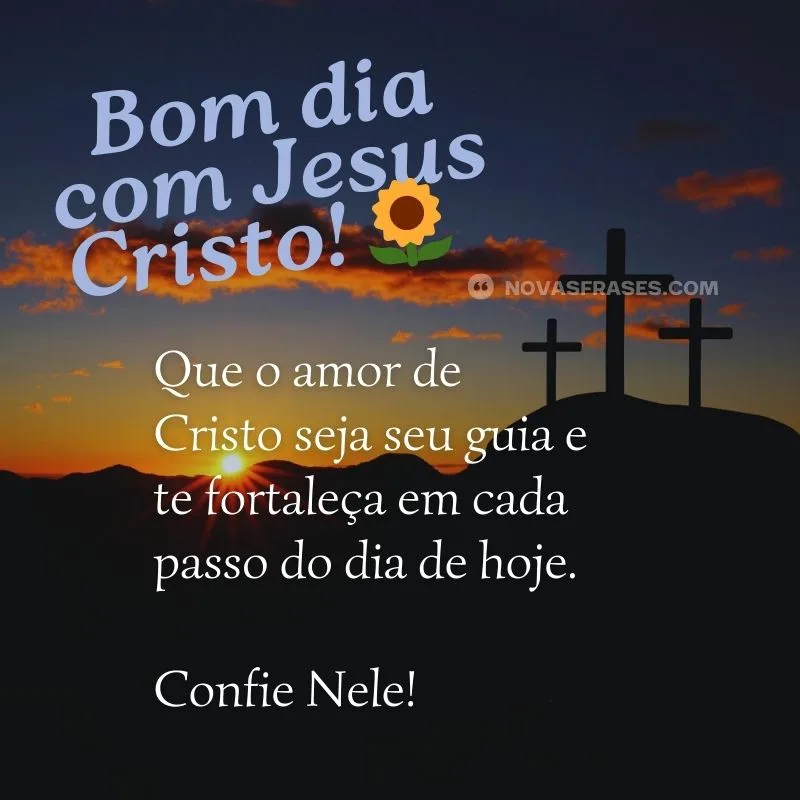 bom dia com jesus para whatapp