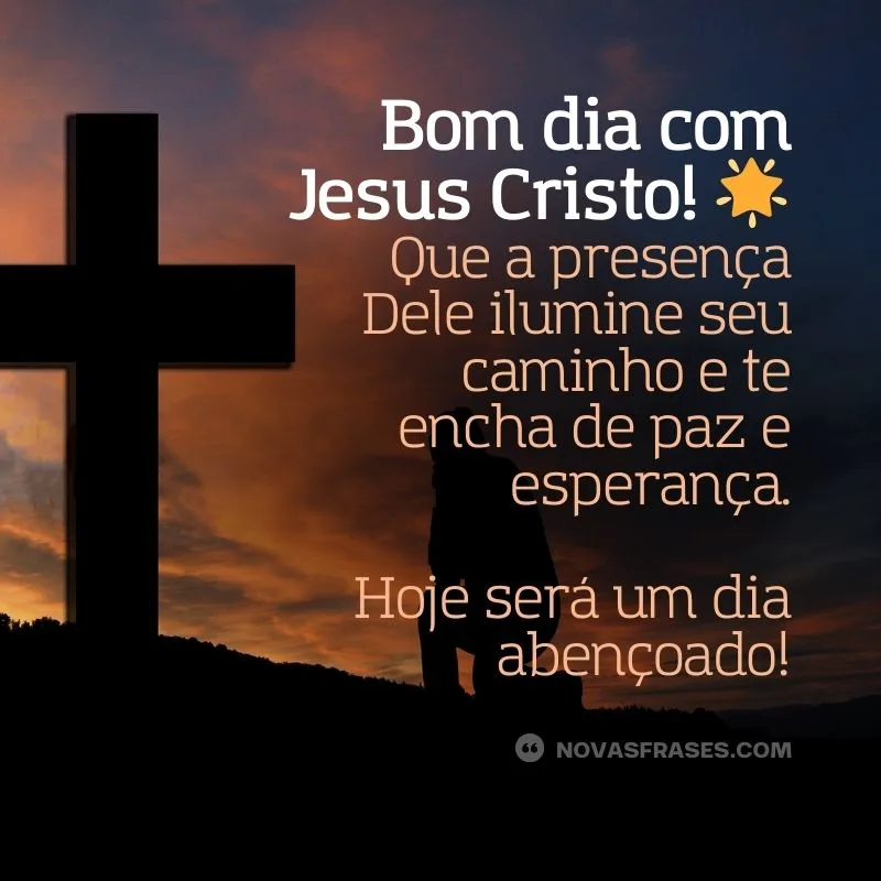 mensagem de bom dia com jesus