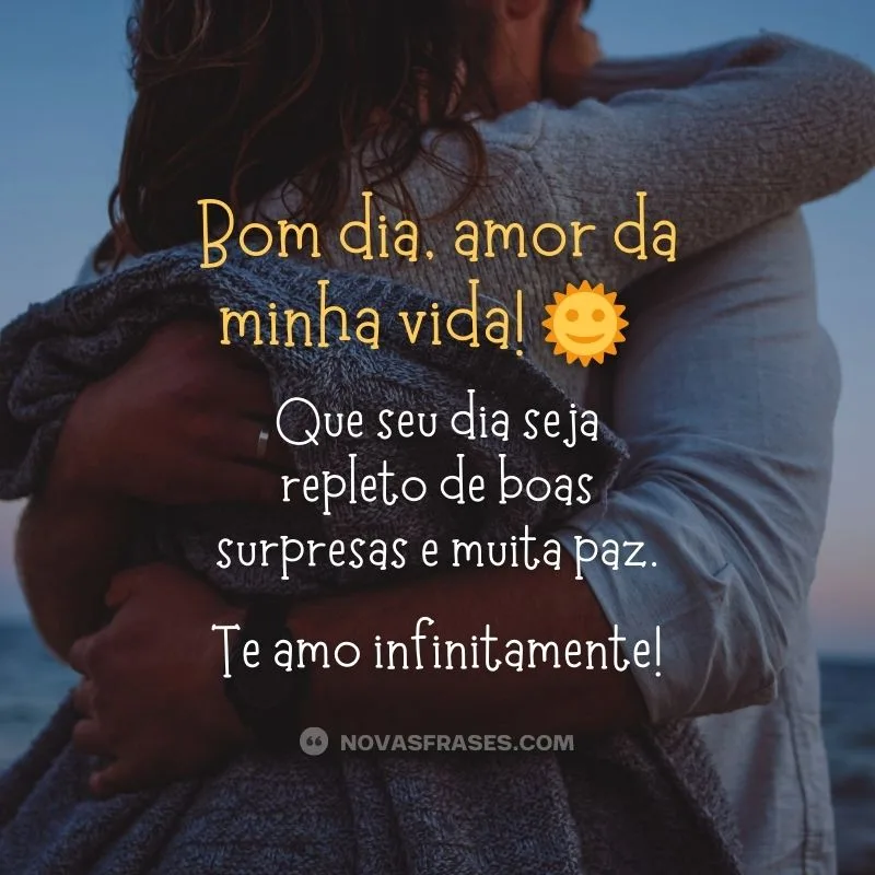 mensagem de bom dia para meu amor