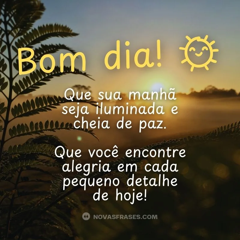 mensagem de bom dia para whatsapp