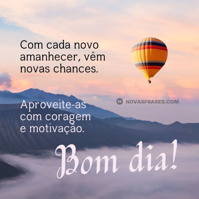 mensagens de bom dia motivacional