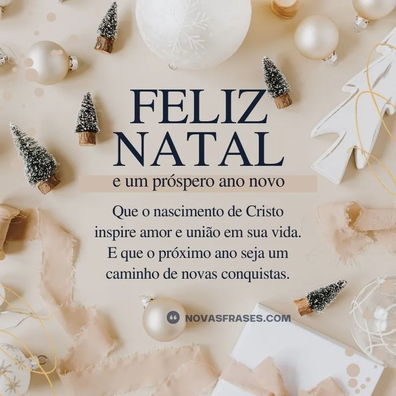 mensagem de feliz natal e ano novo