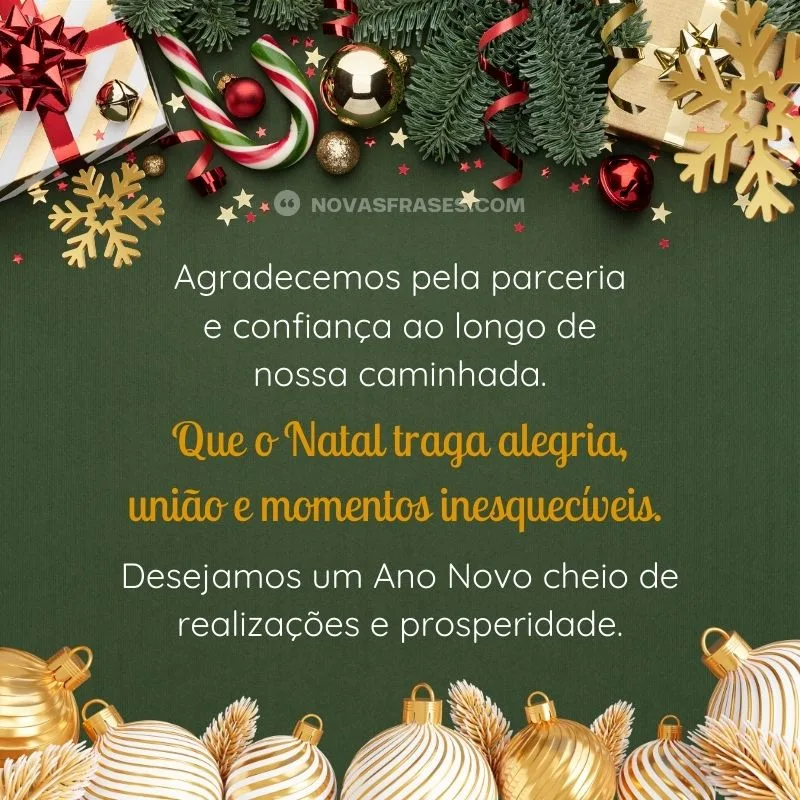 mensagem de natal clientes